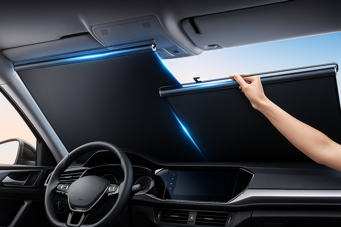 ScreenShade™ – Premium Car Windshield Sun Shade for UV & Heat Protection