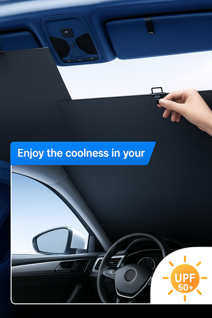 ScreenShade™ – Premium Car Windshield Sun Shade for UV & Heat Protection